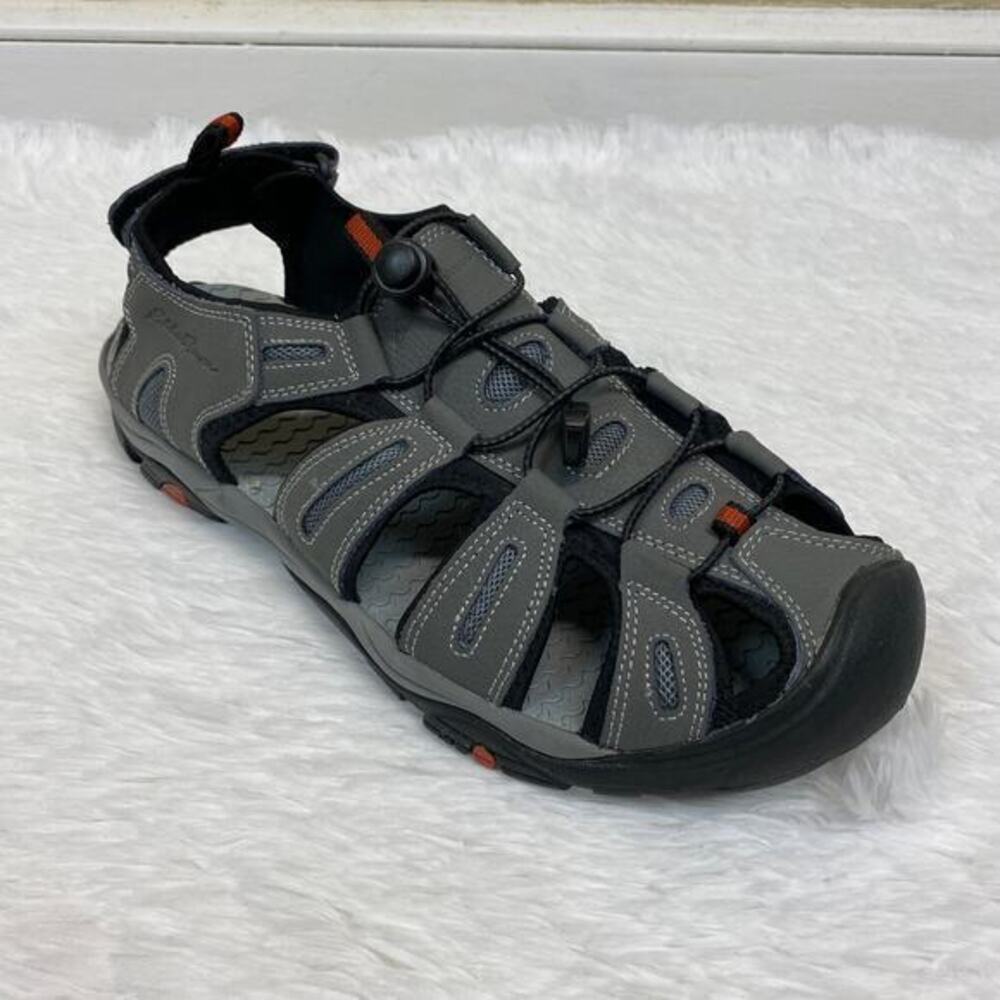 Eddie Bauer Tommy Gray Black Sport Outdoor Sandals Men's Size 13